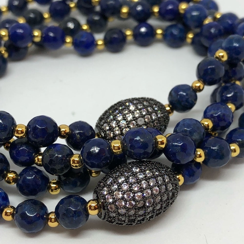 Agate wrap/stackable bracelets - Picture 2 of 3
